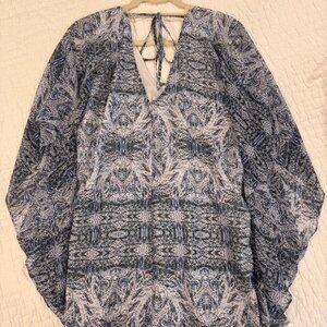 Blue Patterned BCBGeneration Romper